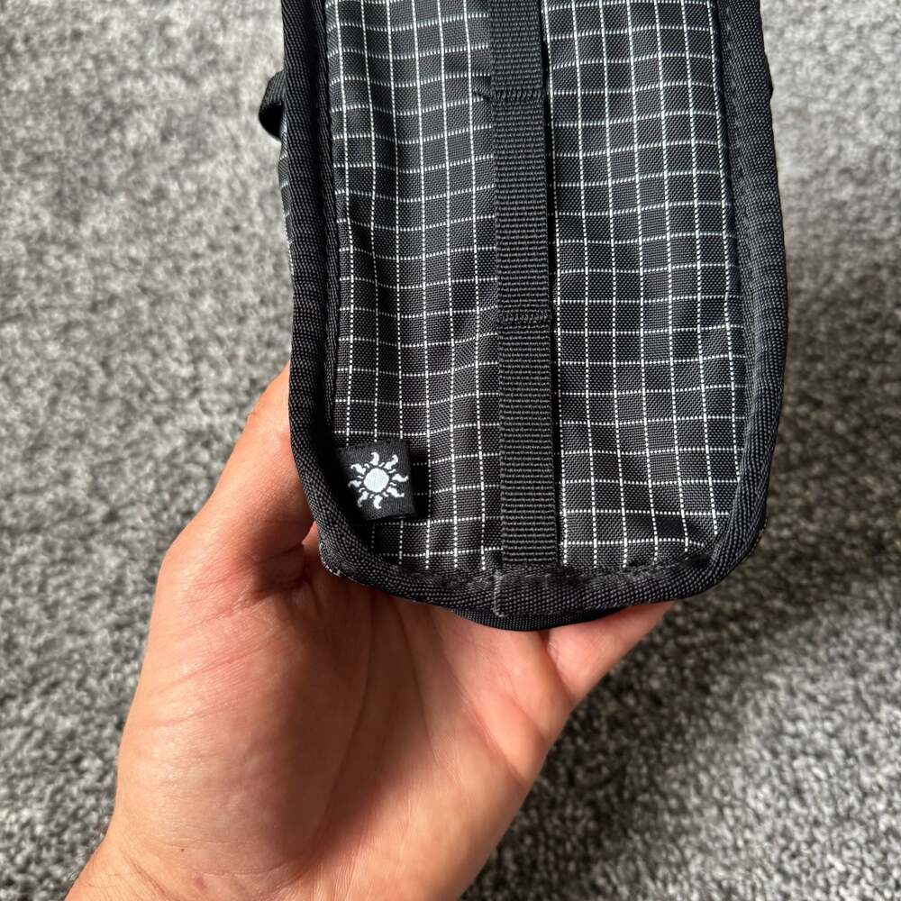 Long Weekend Grid Ripstop Accessory Pouch - Picture 3 of 6